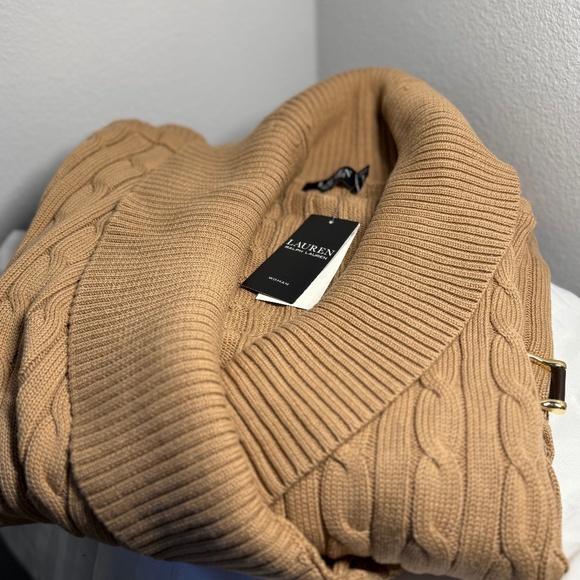 Ralph Lauren Sweaters - Ralph Lauren Plus Size Camel Color Cardigan